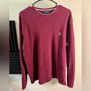 Men’s Polo Ralph Lauren thermal size XL - Maroon